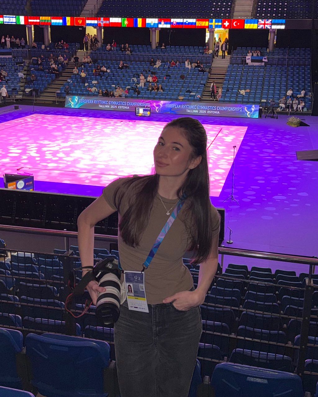 Viktoriia Popova, rhythmic gymnastics photographer