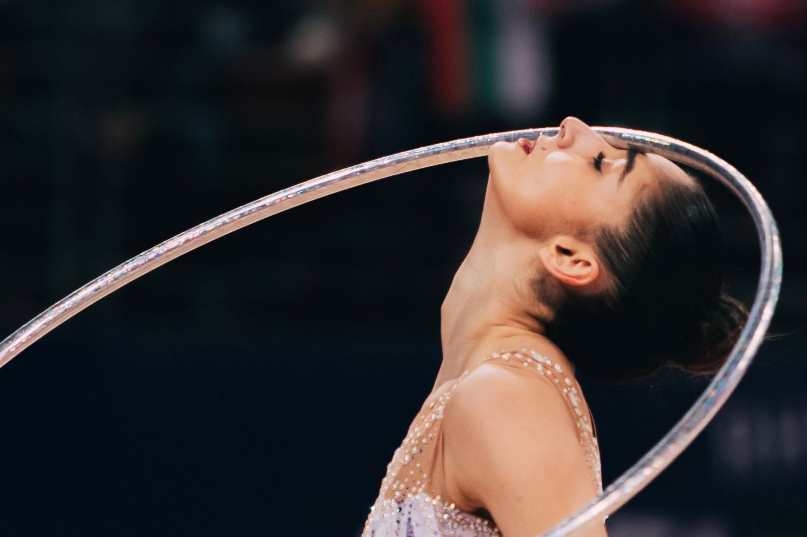Eva Brezalieva performs with hoop at FIG World Cup 2026 Sofia