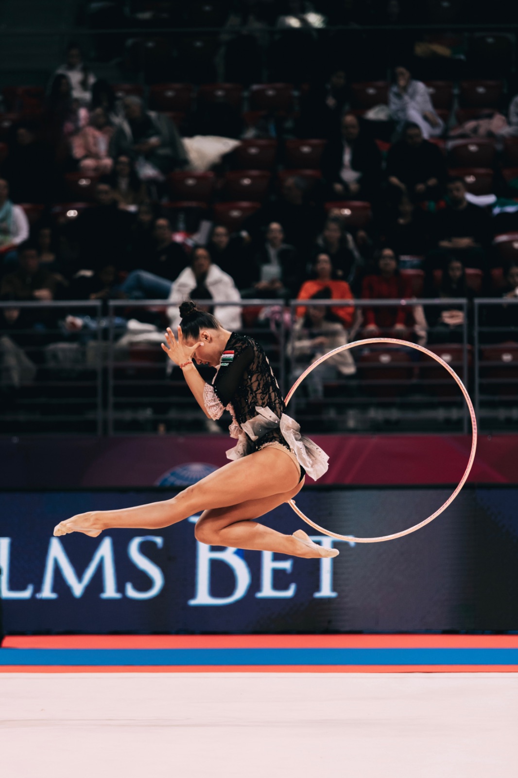 Hanna Panna Wiesner performs with hoop at FIG World Cup 2026 Sofia