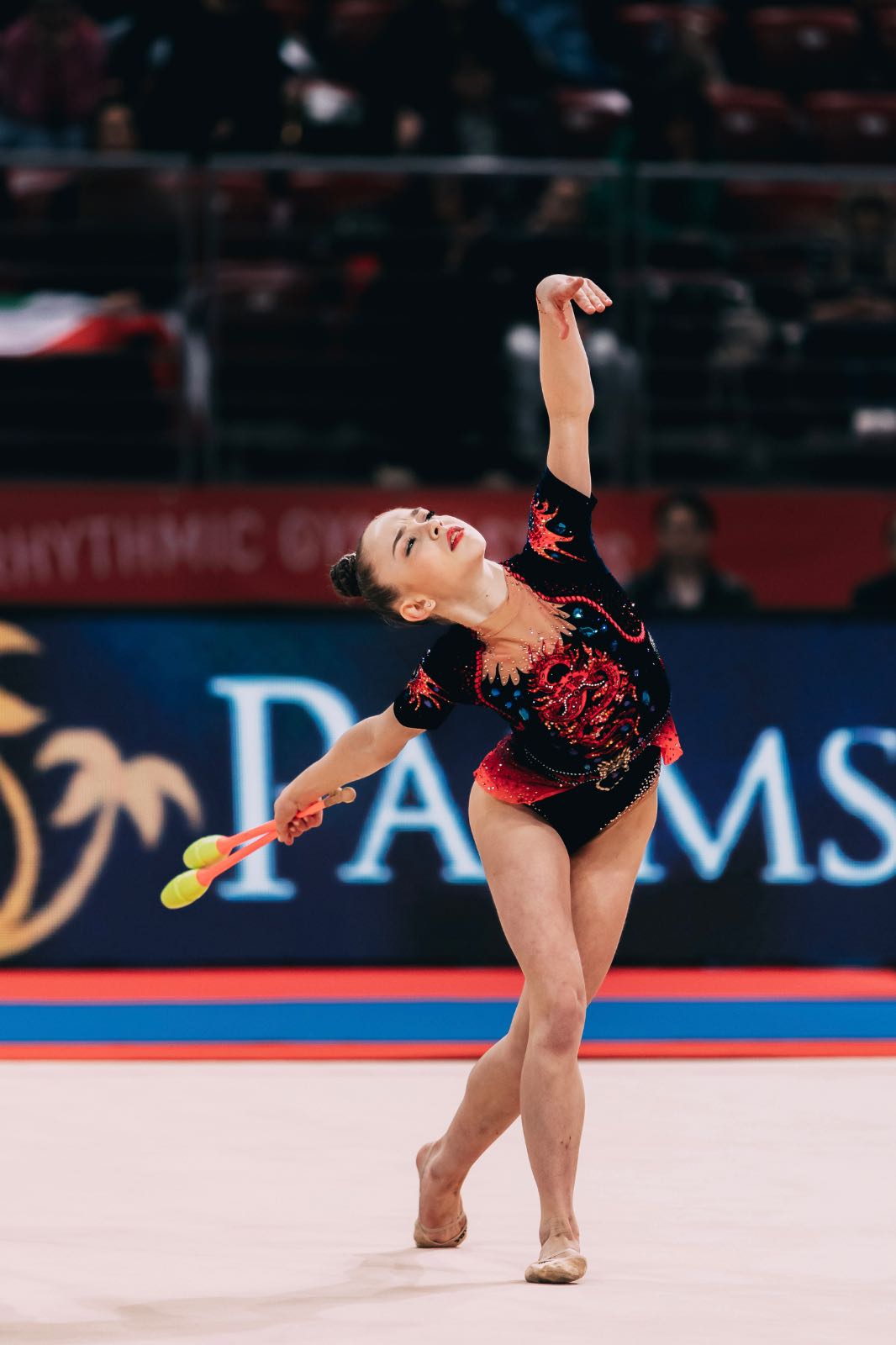 Stiliana Nikolova performs with ribbon at FIG World Cup 2026 Sofia