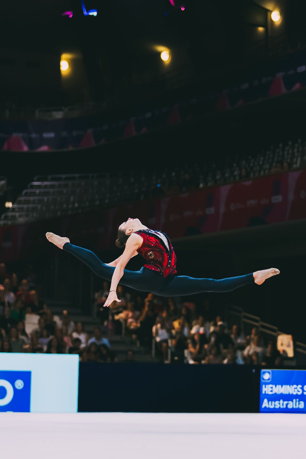 Lada Pusch performs with hoop at World Championships in Rhythmic Gymnastics 2026
