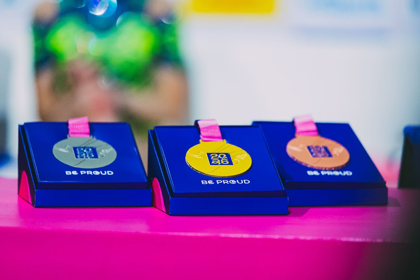 Medals at the World Championships in Rhythmic Gymnastics 2026 award ceremony