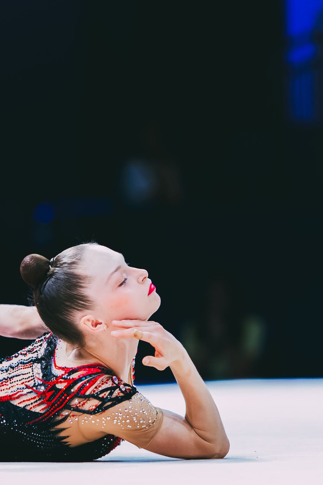 Meital Maayan Sumkin performs with ball at World Championships in Rhythmic Gymnastics 2026